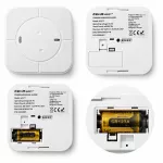 Qoltec Certyfikowany bezprzewodowy Czujnik tlenku węgla (czadu) z baterią | detektor CO | TUYA | Wi-fi | żywotność sensora 10 lat | alarm 85dB | LED