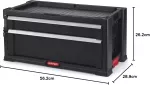 KETER REGAŁ 2 SZUFLADY TOOL CHEST SET