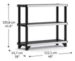 KETER REGAŁ 3 PÓŁKI 122x46x106cm
