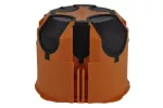 Puszka do pustych ścian PRIMEBOX, głęboka 60mm, fi74, łączeniowa, z wkrętami, wiatroszczelna, bezhalogenowa, pomarańczowa, IP30