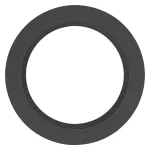Wymienny pierścień DOWNLIGHT COMFORT EXCHANGEABLE RING D100 BK
