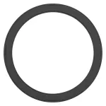 Wymienny pierścień DOWNLIGHT COMFORT EXCHANGEABLE RING D200 BK