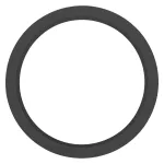 Wymienny pierścień DOWNLIGHT COMFORT EXCHANGEABLE RING D250 BK