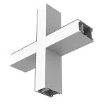 Oprawa OFFICE LINEAR SHAPE CONNECTORS OPAL GY