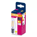 Lampa LED FILAMENT CLASSIC B VALUE 3.4W 2700K Clear E27