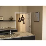 DECOR LED LAMP IN ELECTRO GLASS IN ELECTRO GLASS SMALL BLACK