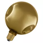 DECOR LED LAMP IN ELECTRO GLASS IN ELECTRO GLASS MEDIUM GOLD