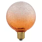 Lampa LED Z KLOSZEM WYKONANYM ZE SZKŁA RYFLOWANEGO LFLATCRKGLR 3,5W/827 230VOG E27 6X1OSRAM