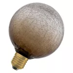 Lampa LED Z KLOSZEM WYKONANYM ZE SZKŁA RYFLOWANEGO