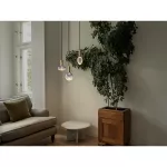 Lampa LED Z KLOSZEM WYKONANYM ZE SZKŁA RYFLOWANEGO