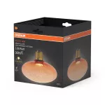 Lampa LED Z KLOSZEM WYKONANYM ZE SZKŁA RYFLOWANEGO