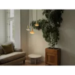 Lampa LED Z KLOSZEM WYKONANYM ZE SZKŁA RYFLOWANEGO