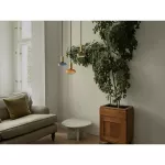 Lampa LED Z KLOSZEM WYKONANYM ZE SZKŁA RYFLOWANEGO