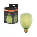 Lampa LED Z KOLOROWYM SZKLANYM KLOSZEM