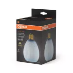 Lampa LED Z KOLOROWYM SZKLANYM KLOSZEM