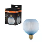 Lampa LED Z KOLOROWYM SZKLANYM KLOSZEM