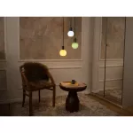 Lampa LED Z KOLOROWYM SZKLANYM KLOSZEM