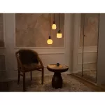 Lampa LED Z KOLOROWYM SZKLANYM KLOSZEM