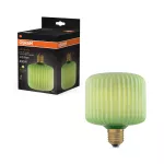Lampa LED Z KOLOROWYM SZKLANYM KLOSZEM