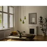 Lampa LED Z KOLOROWYM SZKLANYM KLOSZEM