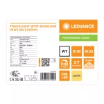 Oprawa TRACKLIGHT SPOT ZOOM DIM 20W 930 WT