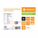 Oprawa TRACKLIGHT SPOT ZOOM DIM 30W 940 BK