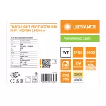 Oprawa TRACKLIGHT SPOT ZOOM DIM CCT 30W 93040 WT