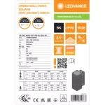 Oprawa URBAN WALL VARIO SQ P 29W ML 82227 BK