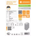 Oprawa URBAN WALL VARIO DALI SQ P 27W 83040 GY
