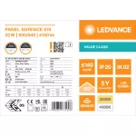 Oprawa PANEL SURFACE SENSOR 674 32W ML 93040