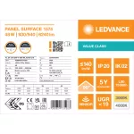 Oprawa PANEL SURFACE SENSOR 1574 48W ML 93040 U19