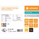 Oprawa PANEL COMPACT 600 DALI 26W 830