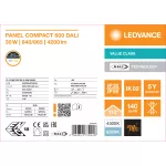Oprawa PANEL COMPACT 600 DALI MULTI SELECT 30W 84065