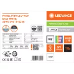 Oprawa PANEL INDIVILED 600 DALI UGR<19 GEN 2 38W ML 940 U19 WT