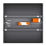 Oprawa PANEL INDIVILED 600 DALI UGR<19 GEN 2 38W ML 930 U19 BK