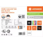 Oprawa PANEL INDIVILED 600 DALI UGR<19 GEN 2 38W ML 940 U19 BK