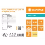 Oprawa PANEL COMPACT 625 26W 830 U19