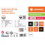 Oprawa PANEL INDIVILED 600 ZIGBEE UGR<19 GEN 2 38W 940 U19 BK