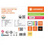Oprawa PANEL INDIVILED 625 ZIGBEE UGR<19 GEN 2 38W 930 U19 WT