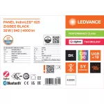 Oprawa PANEL INDIVILED 625 ZIGBEE UGR<19 GEN 2 38W 940 U19 BK