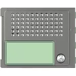 SFERA: PLAKIETKA MODUŁU FONICZNEGO PODSTAWOWEGO - 1 PRZYCISK - SOLID
