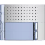 SFERA: PLAKIETKA MODUŁU FONICZNEGO PODSTAWOWEGO - 2 PRZYCISKI - ALUMINIUM
