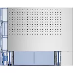SFERA: PLAKIETKA MODUŁU FONICZNEGO PODSTAWOWEGO - 2X1 PRZYCISK - ALUMINIUM