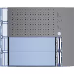 SFERA: PLAKIETKA MODUŁU FONICZNEGO - 2 PRZYCISKI - STALOWOSZARA