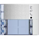 SFERA: PLAKIETKA MODUŁU FONICZNEGO - 2X2 PRZYCISKI - ALUMINIUM