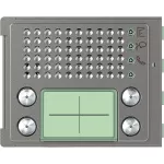 SFERA: PLAKIETKA MODUŁU FONICZNEGO - 2X2 PRZYCISKI - SOLID