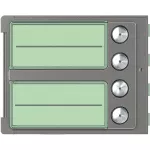 SFERA: PLAKIETKA MODUŁU Z 4 PRZYCISKAMI - 4 PRZYCISKI - SOLID
