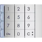 SFERA: PLAKIETKA MODUŁU KLAWIATURY - ALUMINIUM