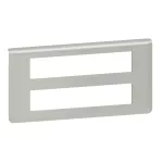 MOSAIC - Ramka 2 x 10 modułowa pozioma - Aluminium