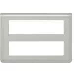 MOSAIC - Ramka 2 x 8 modułowa pozioma - Aluminium